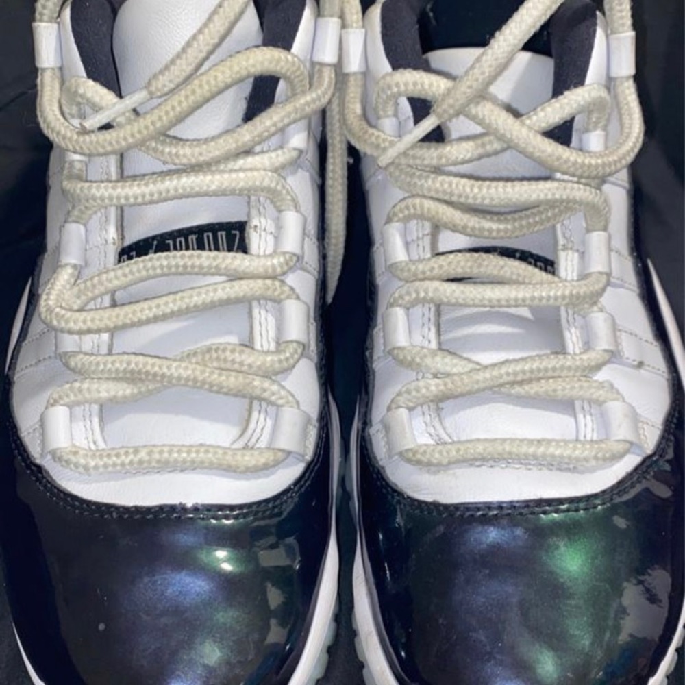 Emerald green Jordan 11’s